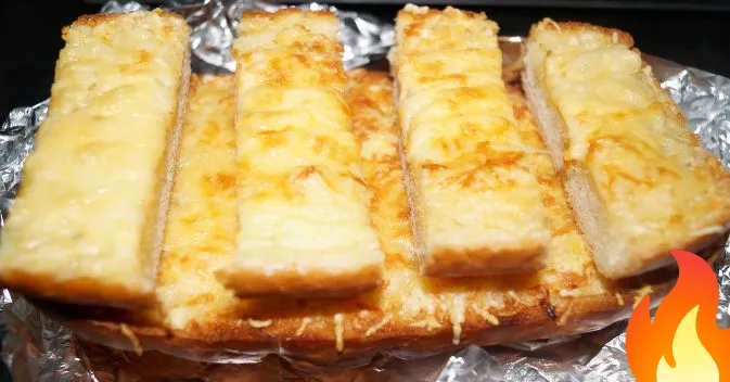 Постер Чесночный хлеб с сыром