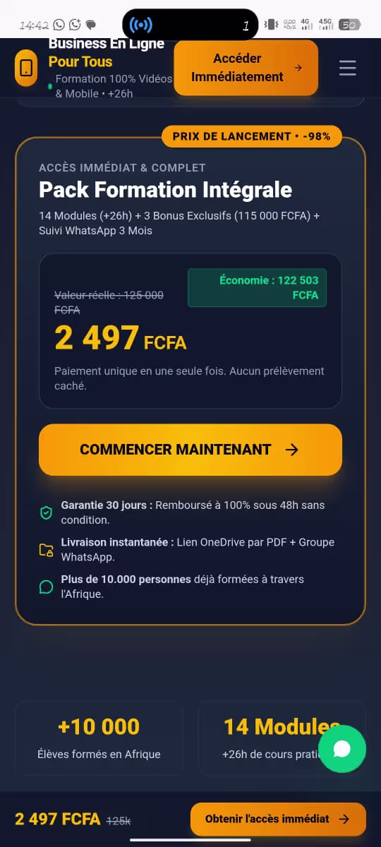 Cas 2 Page Après
