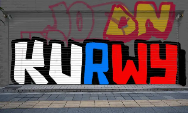 Graffiti artwork by vandald