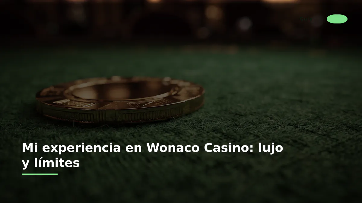 Mi experiencia en Wonaco Casino: lujo y límites