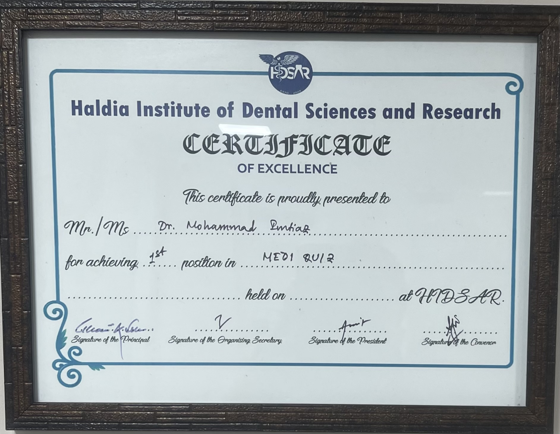 Professional Certificate