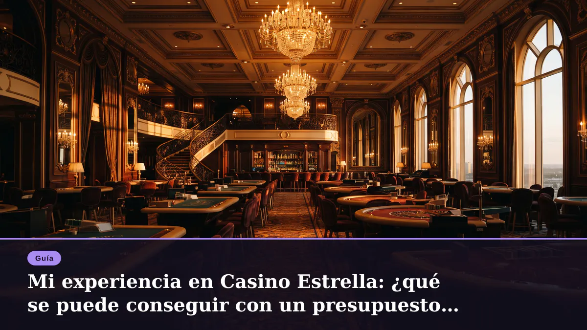 Mi experiencia en Casino Estrella: ¿qué se puede conseguir con un presupuesto pequeño?
