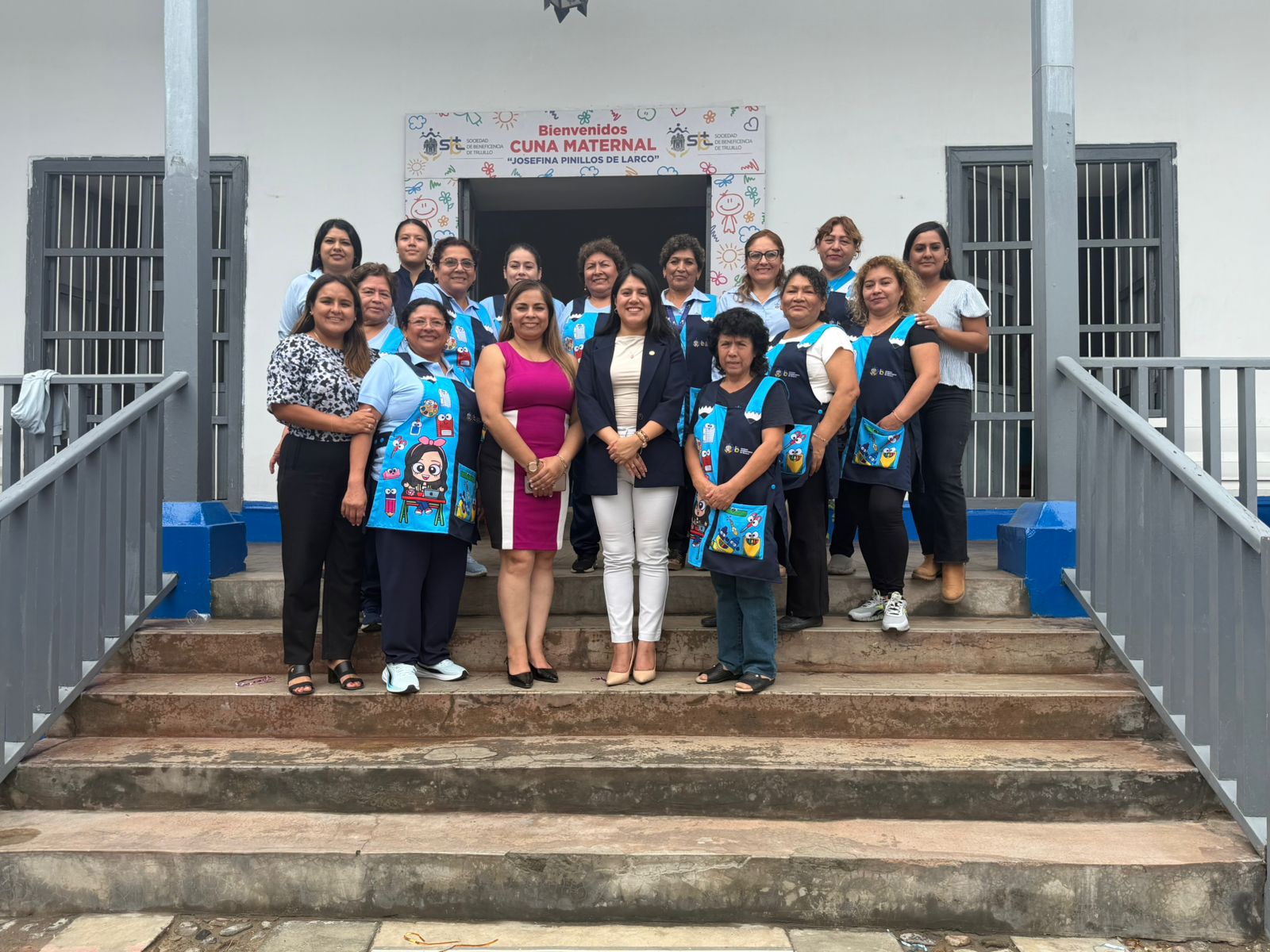 Equipo de la Beneficencia en acción