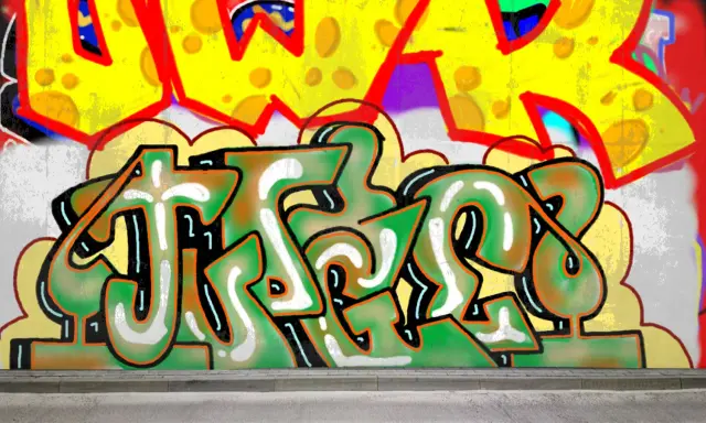 Graffiti artwork by Judge