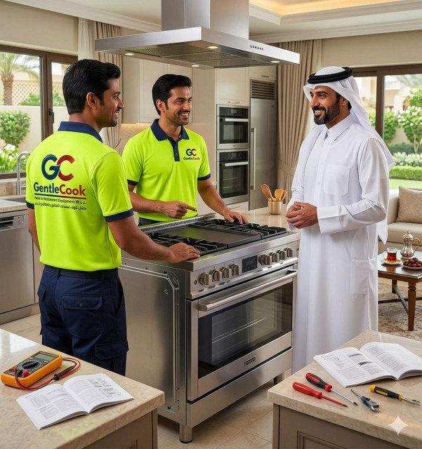 Professional technician team