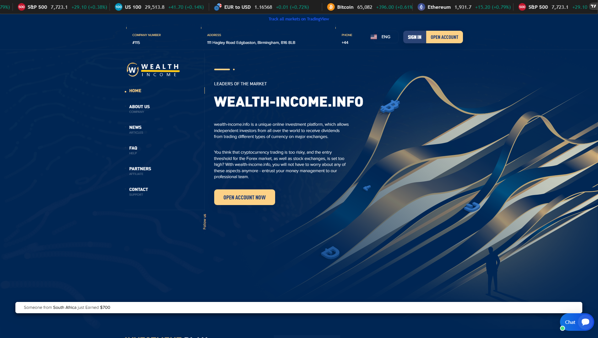 Stored capture of wealth-income.info