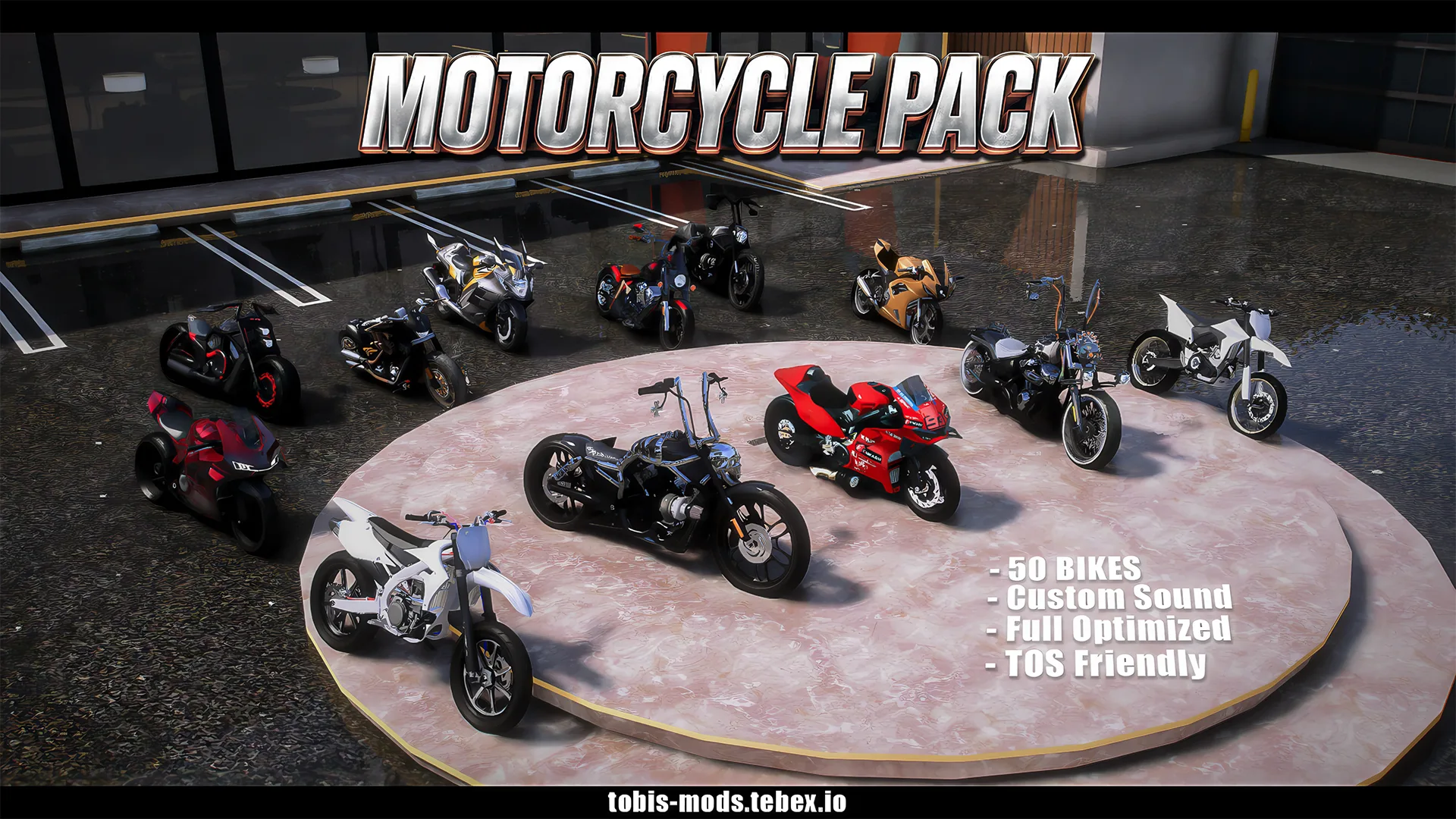 TobisMods | 50 Lore Friendly Bike + Engine Sounds