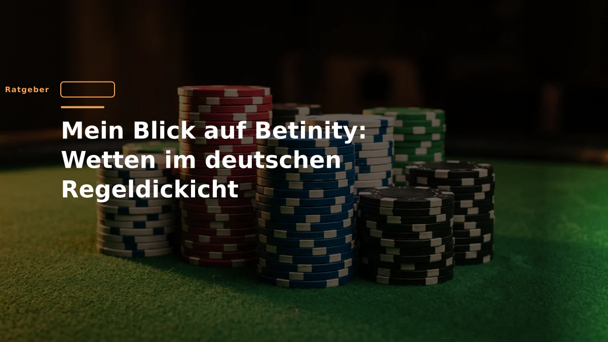 Mein Blick auf Betinity: Wetten im deutschen Regeldickicht