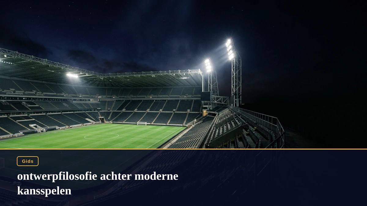 ontwerpfilosofie achter moderne kansspelen