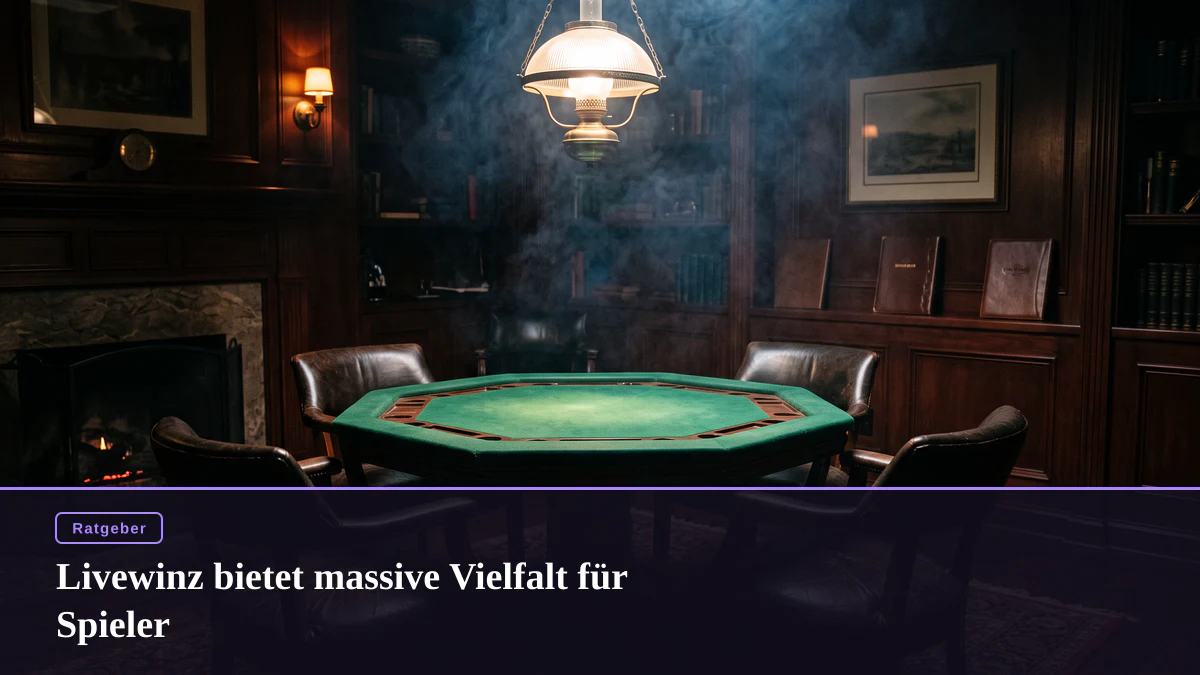 Livewinz bietet massive Vielfalt für Spieler