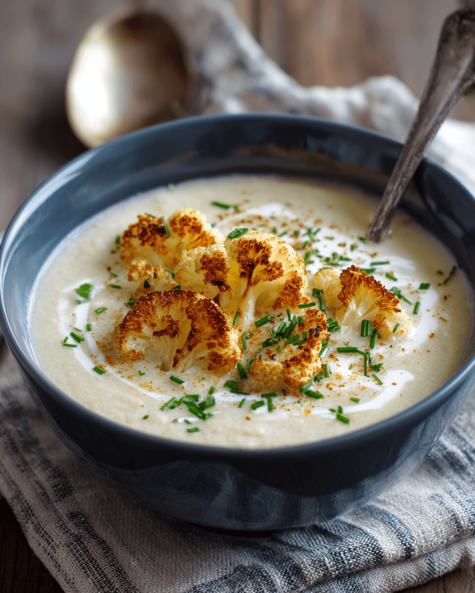 Mastering Creamy Cauliflower Soup step photo