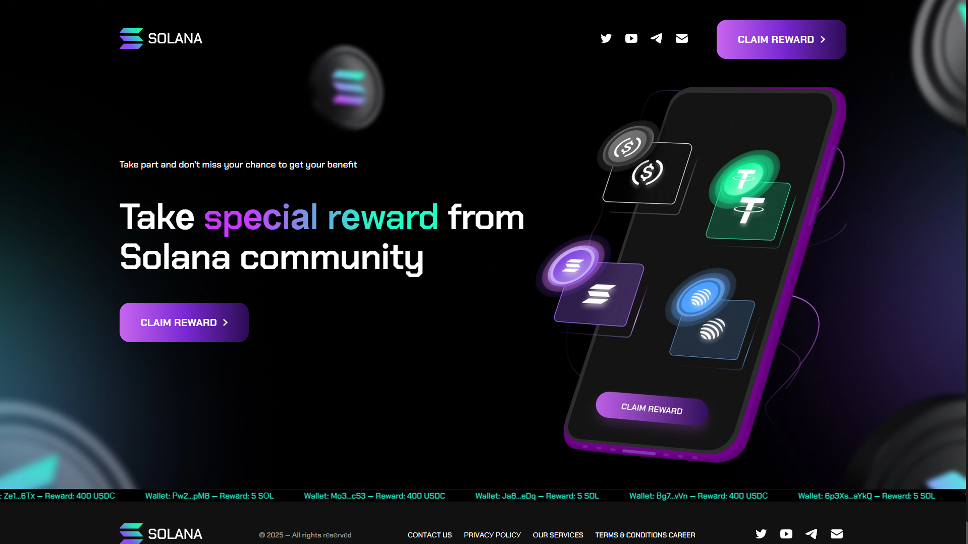 Screenshot of claimdrop.cfd