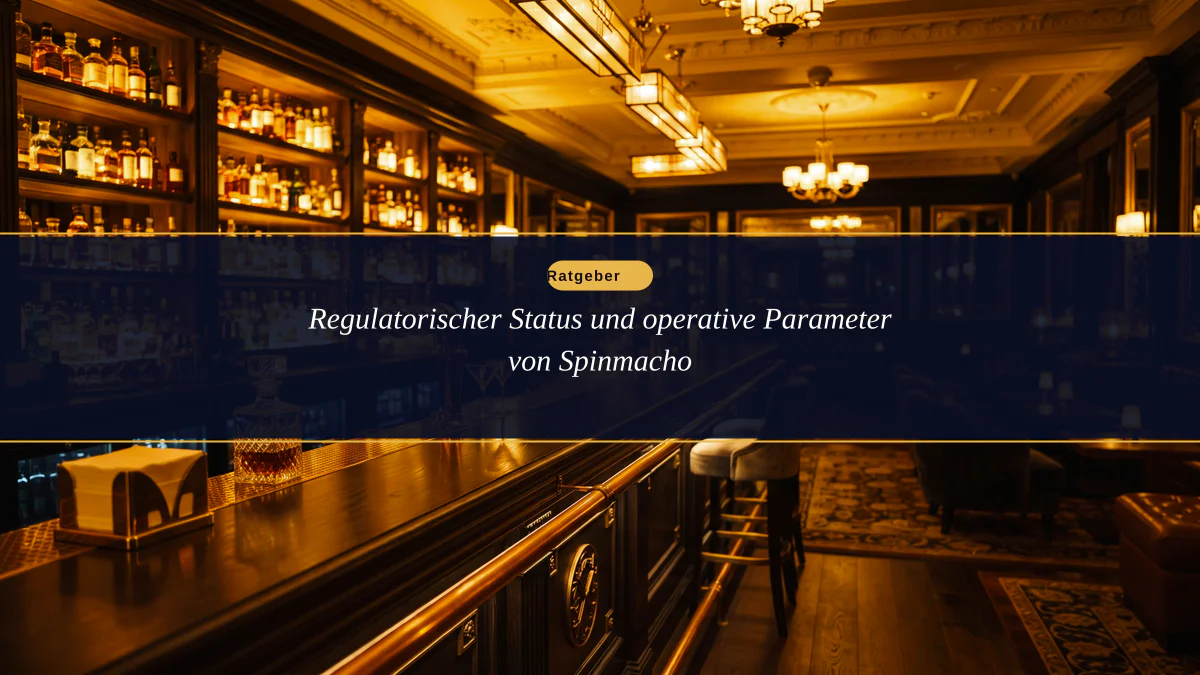 Regulatorischer Status und operative Parameter von Spinmacho