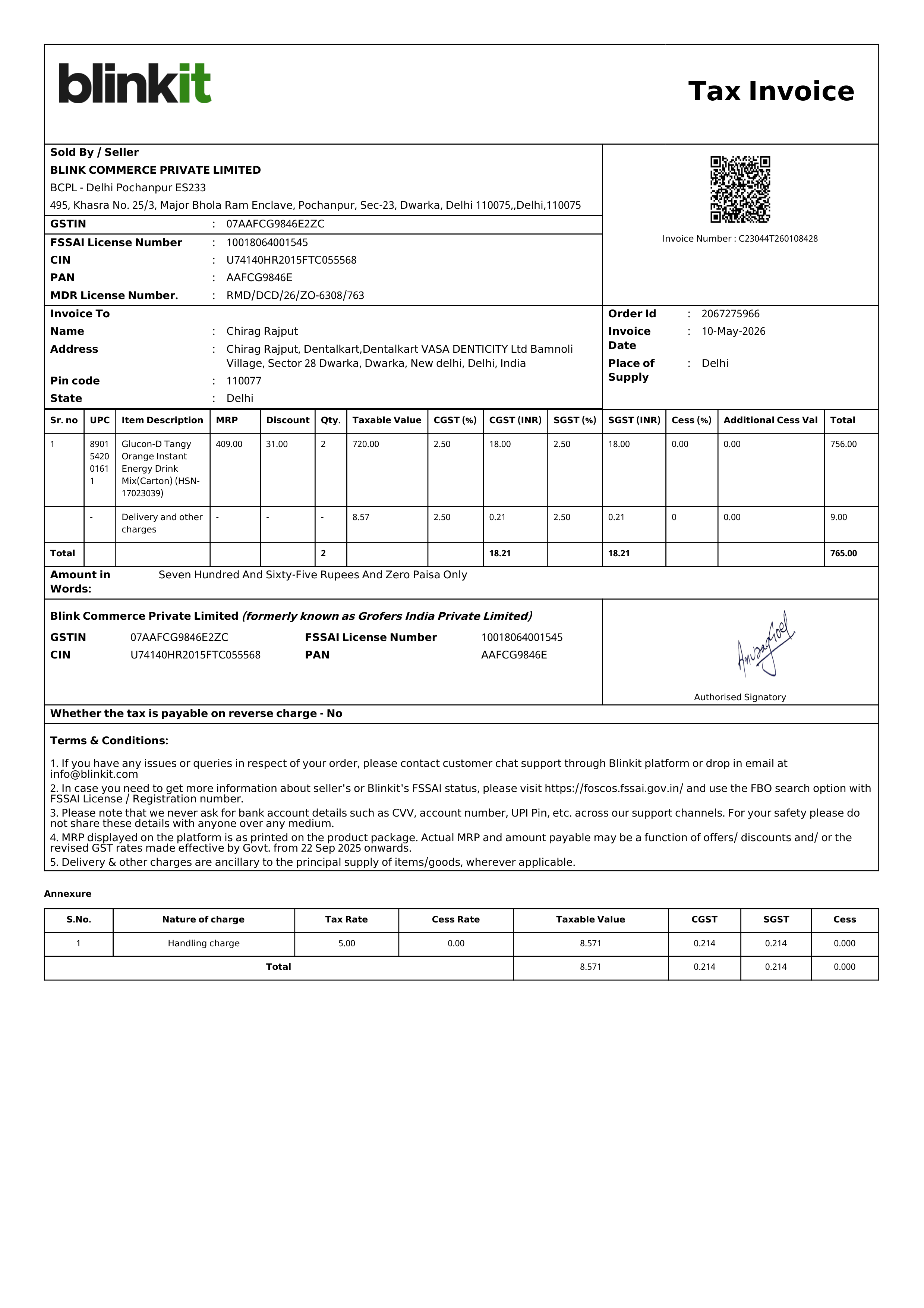 Forward Invoice ORD58328250299 hosted at ImgBB — ImgBB