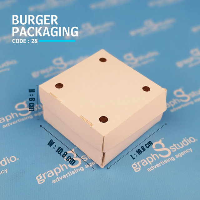 Burger box packaging