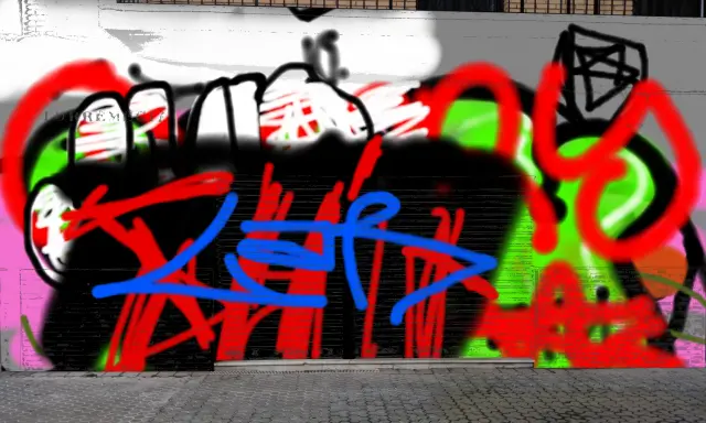 Graffiti artwork by SOLAR