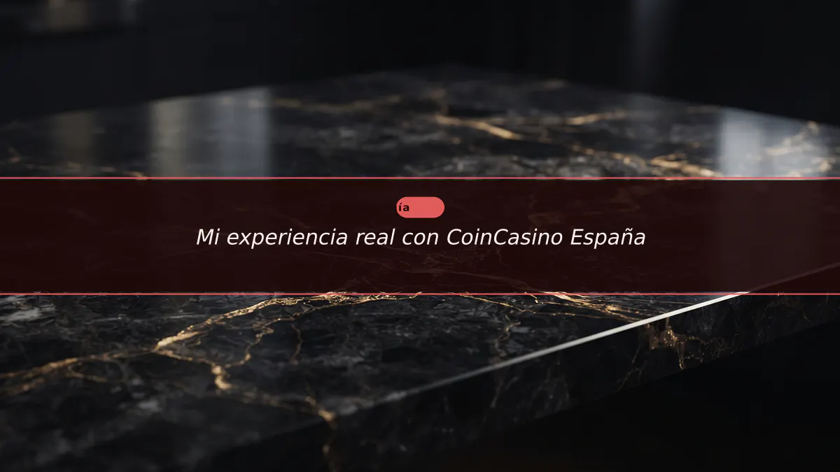 Mi experiencia real con CoinCasino España