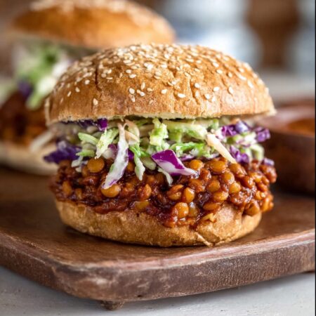 Vegan Lentil Sloppy Joes: Satisfyingly Tangy Comfort!