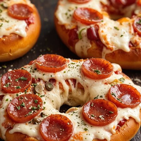 Easy Homemade Pizza Bagels Recipe
