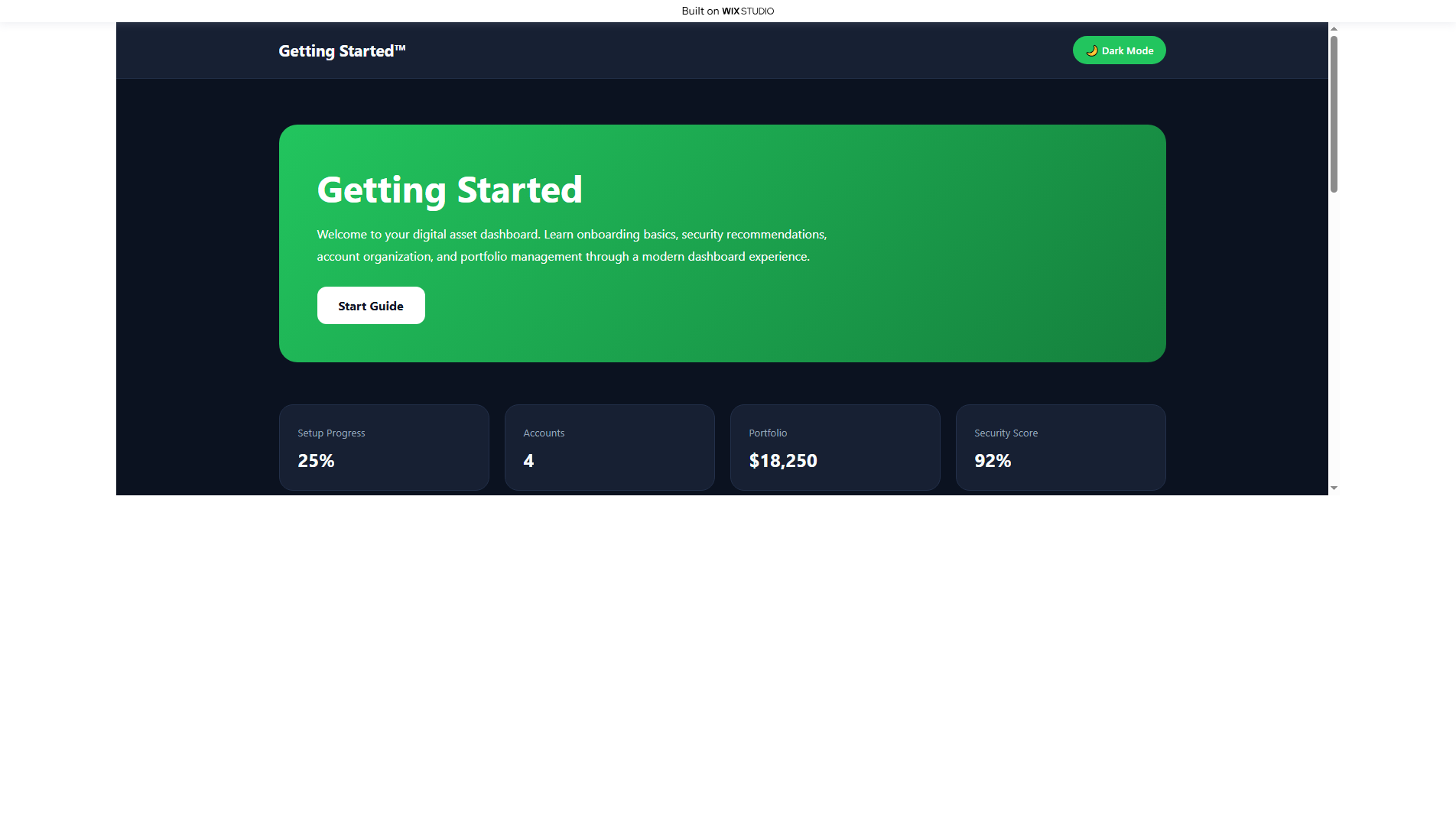 Screenshot of io-ldgerlived-apps.wixstudio.com