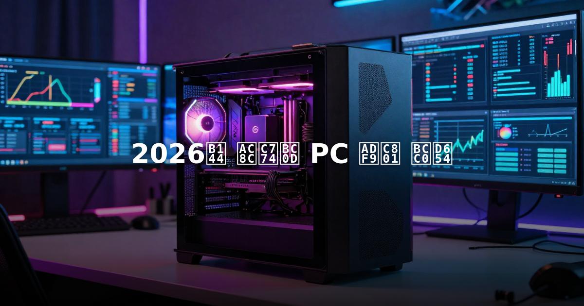 2026년 게이밍 PC 극적 변화