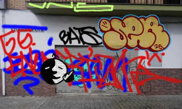 Graffiti artwork by PKIN46573