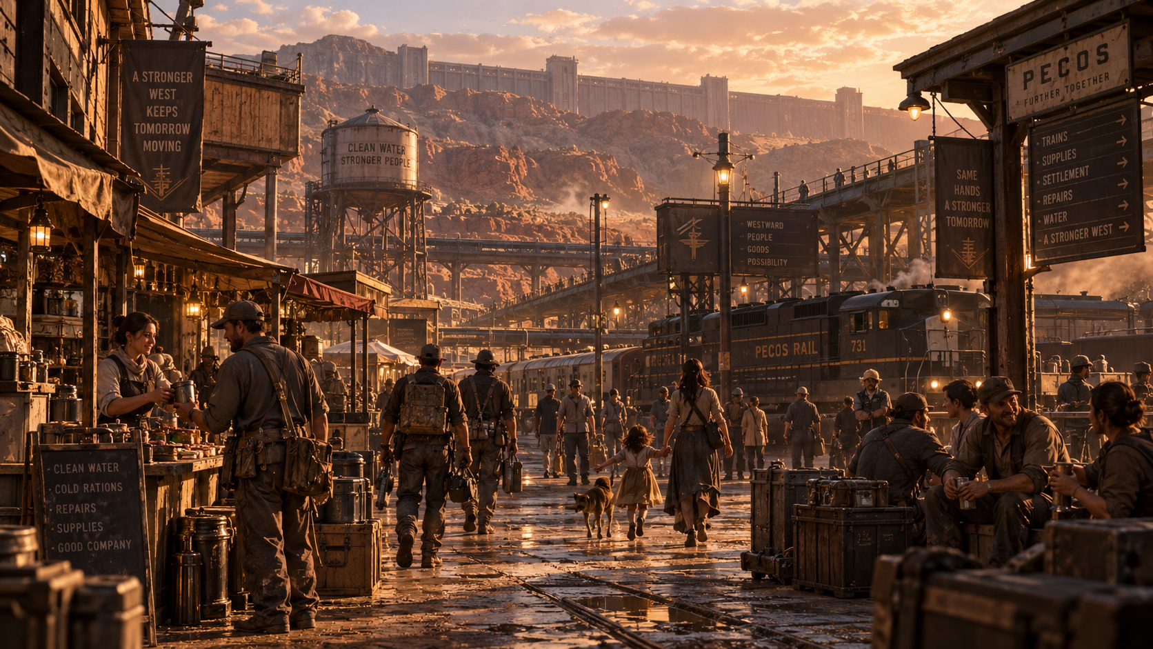 Civilian life in the Pecos Crown