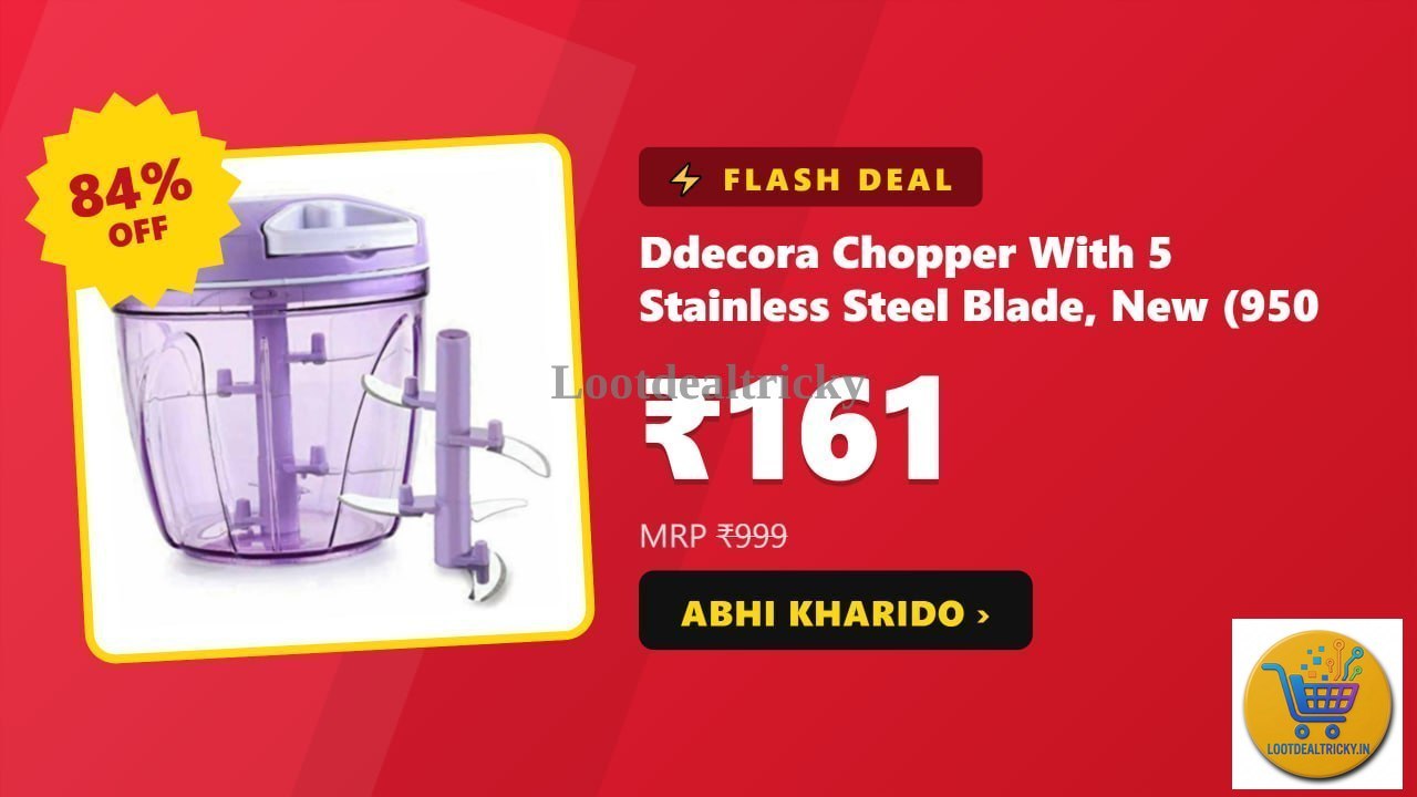   ddecora Chopper With – Just ₹161 | Best Deal
