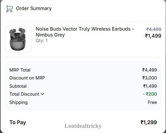 Noise Buds Vector – Mind-Blowing Saving @ ₹1299 Noise Buds Vector – Mind-Blowing Saving @ ₹1299