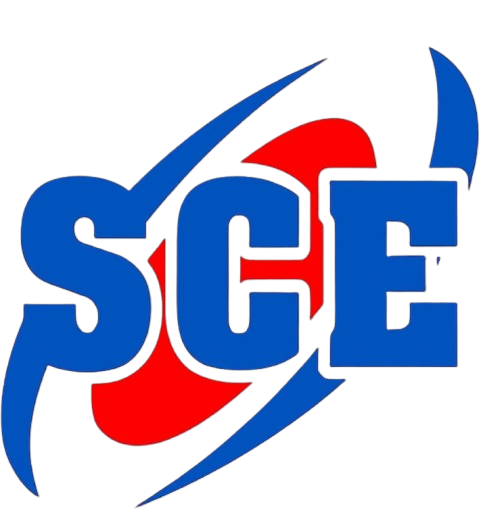 SGF logo: Blue letters S, G, and F with a red swoosh design element, representing Shiksha institute branding