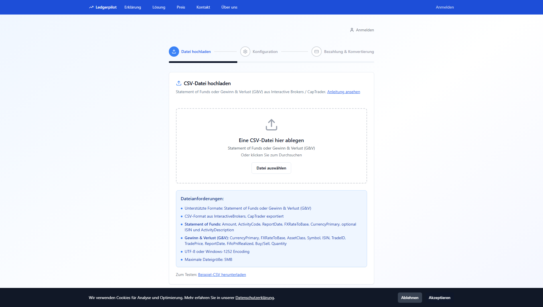 Stored capture of app.ledgerpilot.io