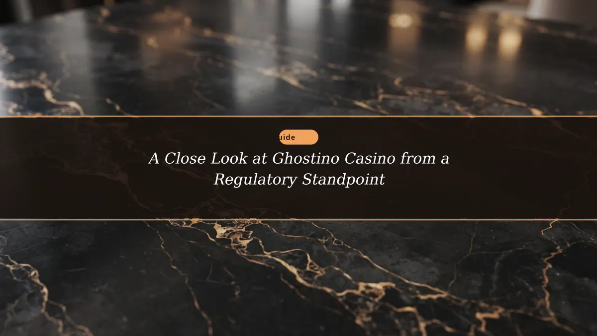 A Close Look at Ghostino Casino from a Regulatory Standpoint