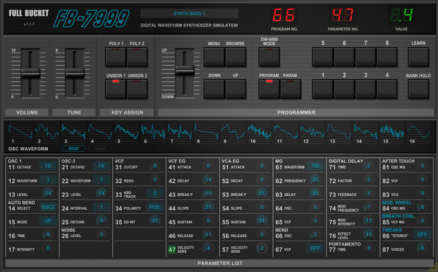 Korg FB 7999
