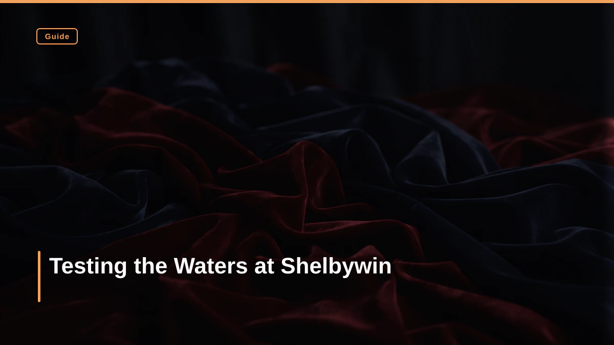 Testing the Waters at Shelbywin