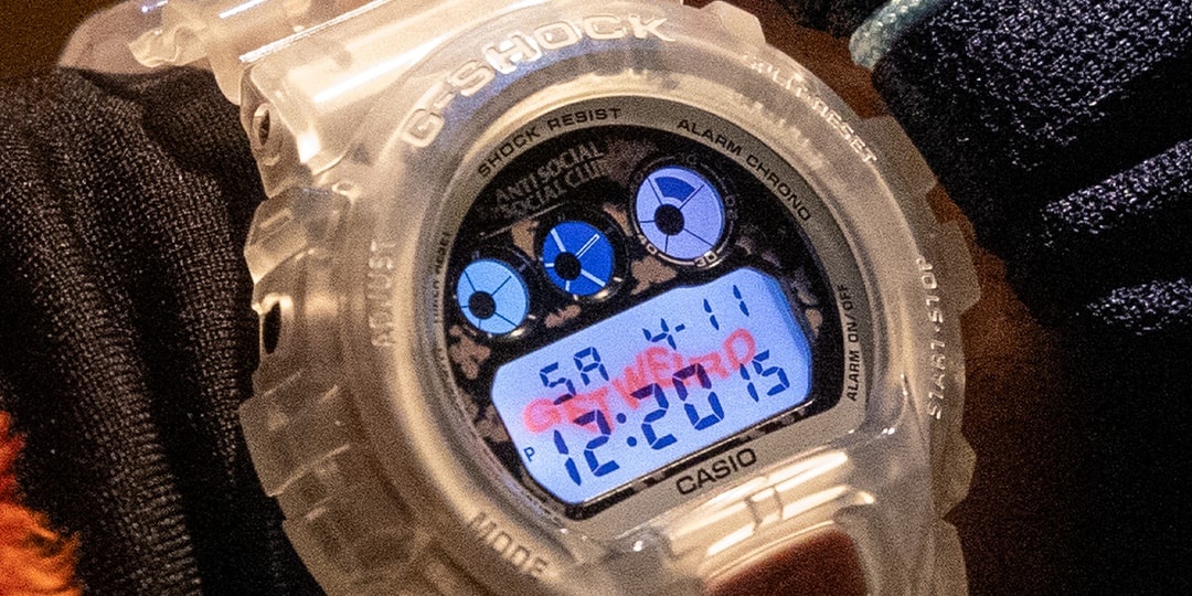 Anti Social Social Club and G-SHOCK Collaboration: Spring Floral Collection