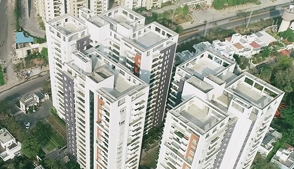 Modern 3BHK apartment interior design Hitec City Cyberabad