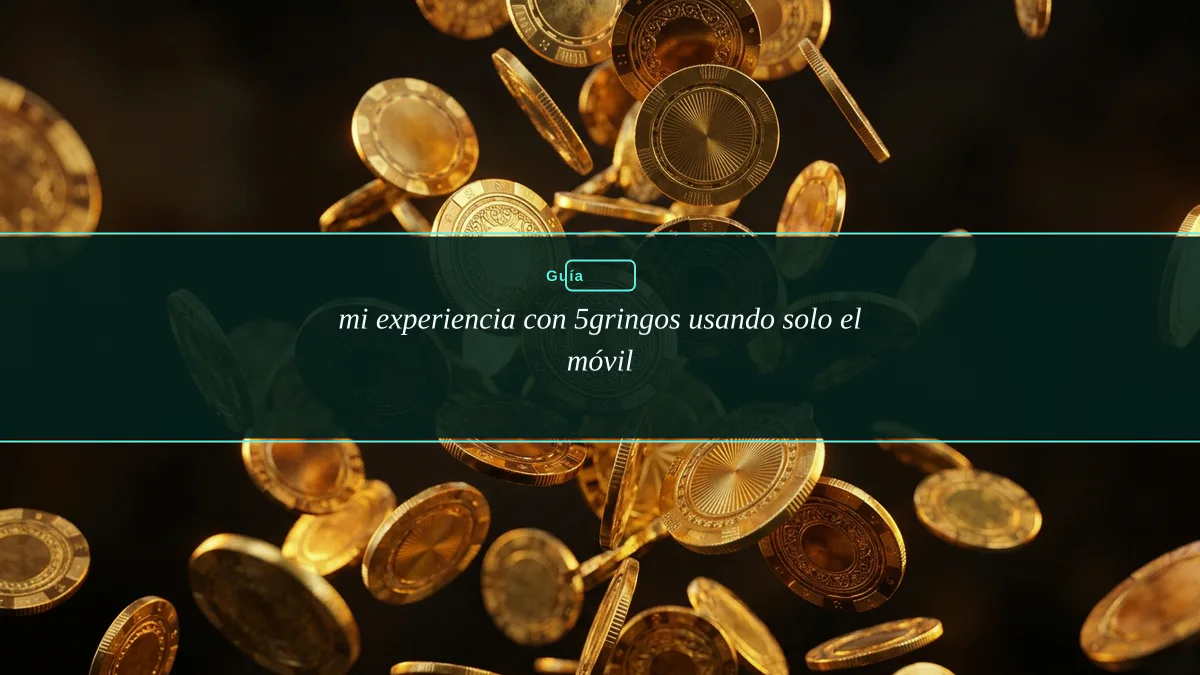 mi experiencia con 5gringos usando solo el móvil