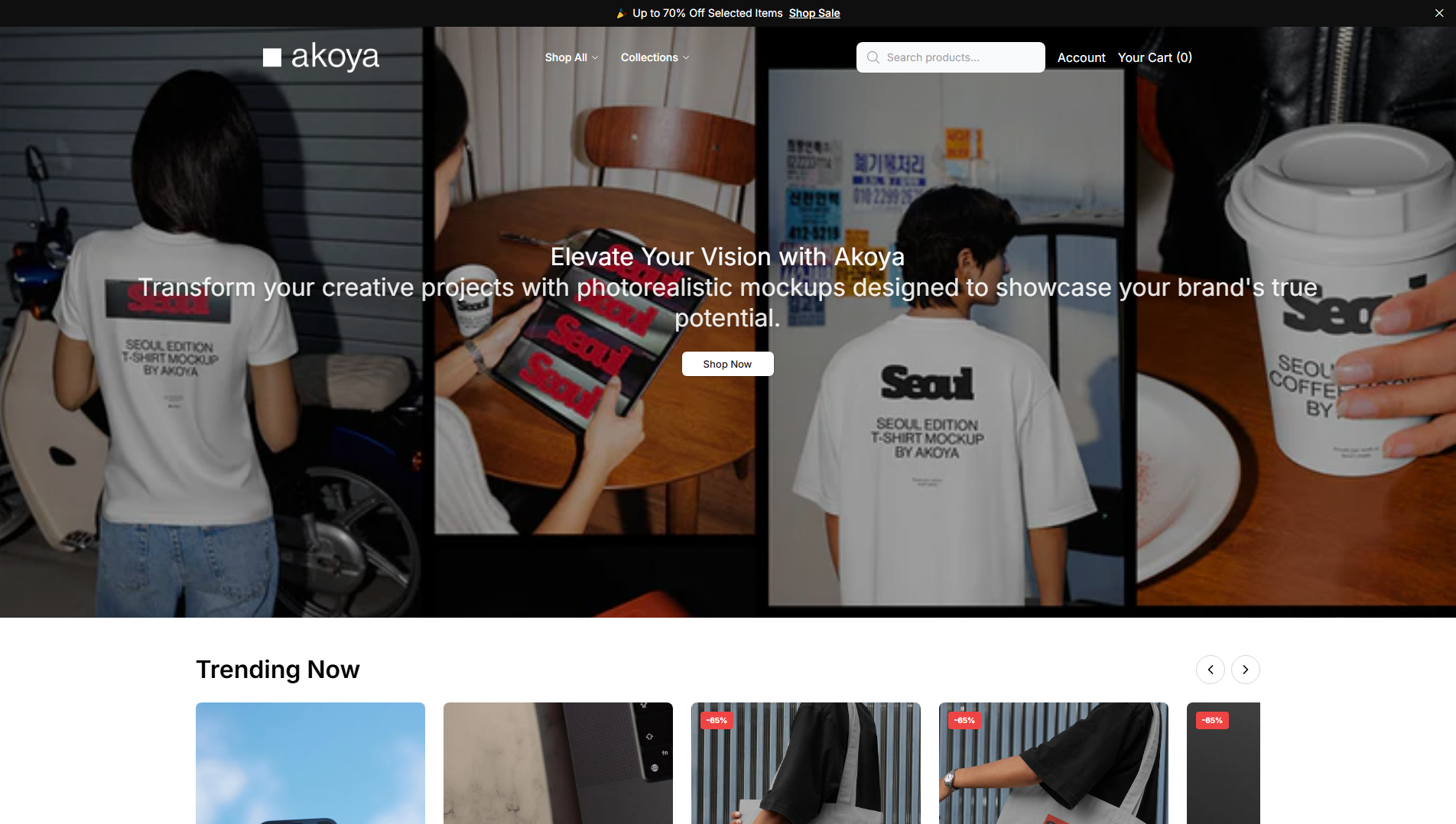 Stored capture of akoyamockupsonline.shop