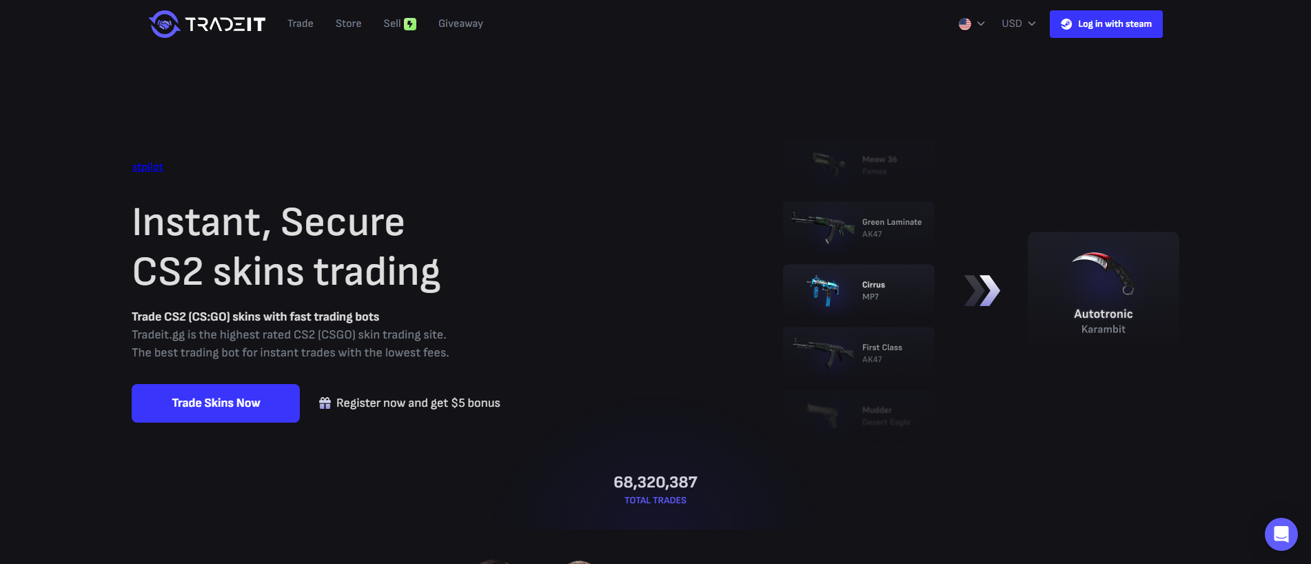 Stored capture of trade-it.gg