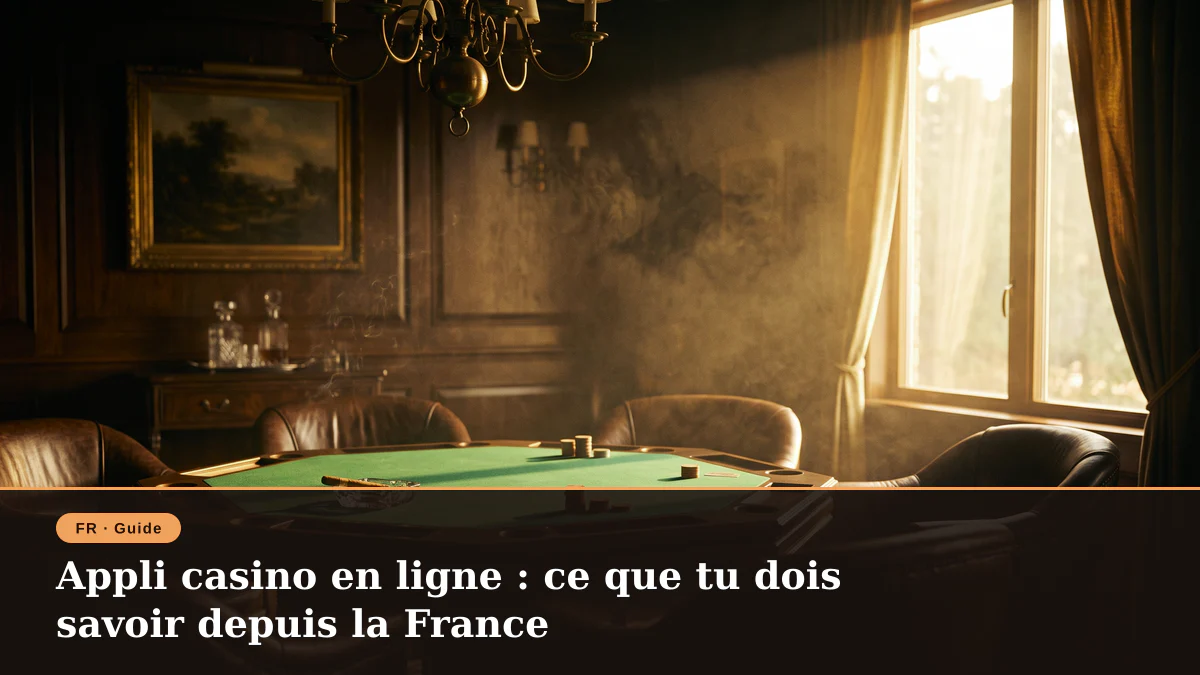 Appli casino en ligne : ce que tu dois savoir depuis la France