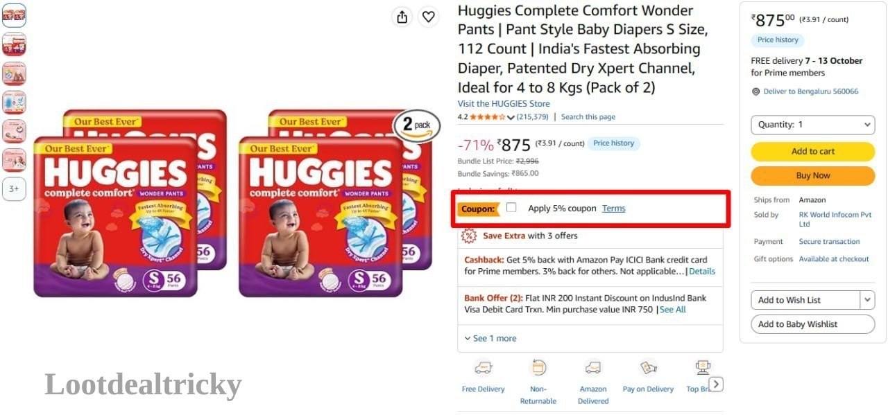 Huggies Complete Comfort – Just 5% OFF | Limited Time Loot Offer Huggies Complete Comfort – Just 5% OFF | Limited Time Loot Offer