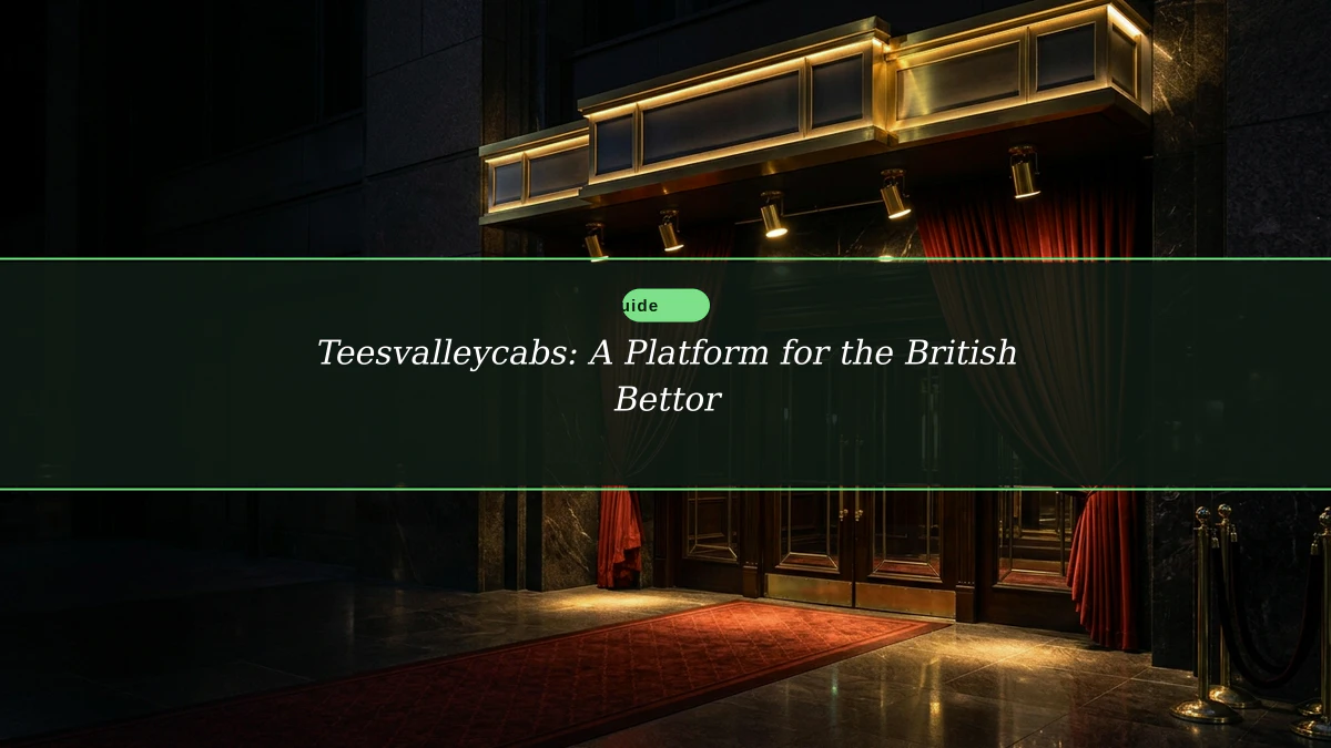 Teesvalleycabs: A Platform for the British Bettor