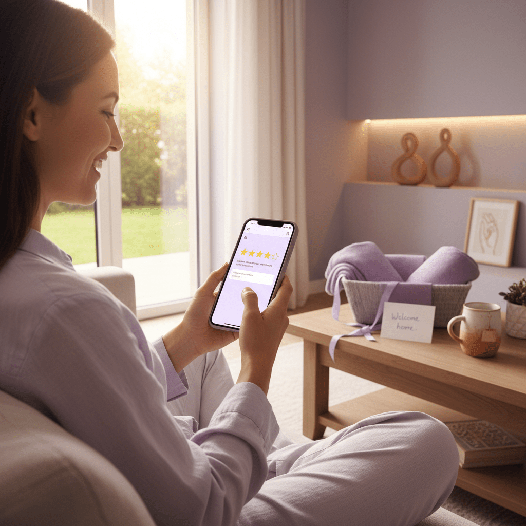 A host managing Airbnb pricing and calendar settings on a tablet