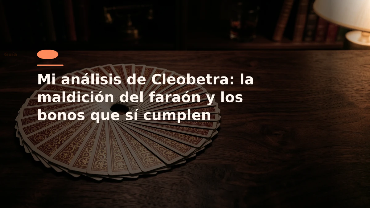 Mi análisis de Cleobetra: la maldición del faraón y los bonos que sí cumplen