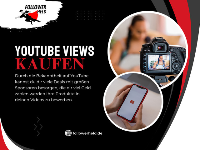 Das Kaufen von YouTube Views kann eine wertvolle Strategie sein um die Sichtbarkeit deines Inhalts zu erhöhen und neue Zuschauer zu gewinnen. Es ist jedoch entscheidend die richtigen Anbieter auszuwählen und sicherzustellen dass die Views echt und aktiv sind. Ein ausgewogenes Verhältnis zwischen organischen und gekauften Views fördert nicht nur das Engagement sondern auch die Interaktion mit deinem Publikum. Denke daran dass langfristiger Erfolg auf authentischen Interaktionen basiert. 

Lesen Sie unsere Blogs:
https://followerheld.mystrikingly.com/
https://followerheld.tumblr.com/
https://followerheld.wordpress.com

https://followerheld.quora.com/
https://www.behance.net/followerheld
https://list.ly/followerheld/lists