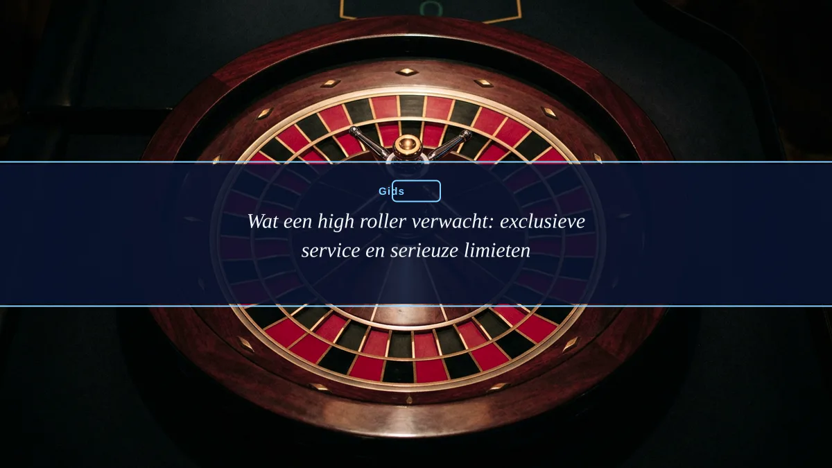 Wat een high roller verwacht: exclusieve service en serieuze limieten