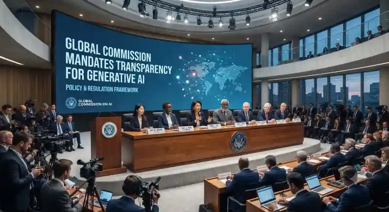 Conceptual representation of AI transparency and regulatory compliance