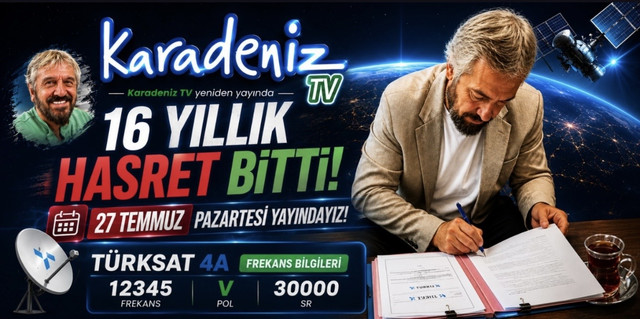 Karadeniz Televizyonu Yeniden Yayına Başlıyor!