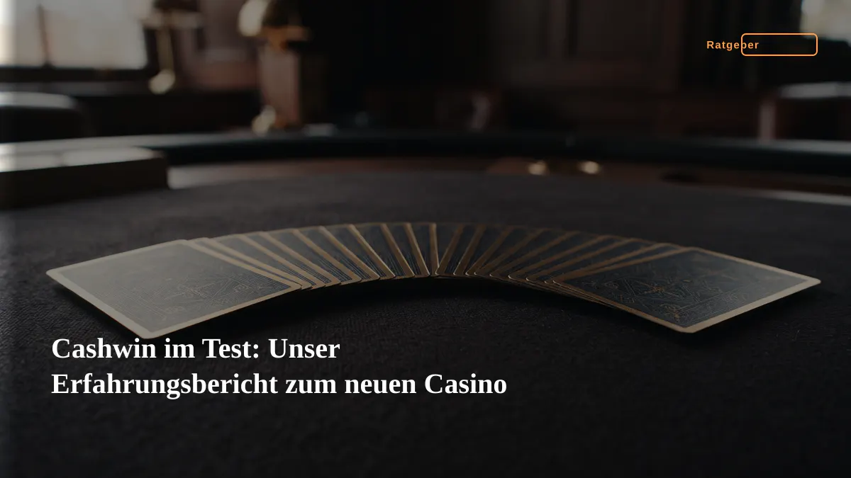 Cashwin im Test: Unser Erfahrungsbericht zum neuen Casino