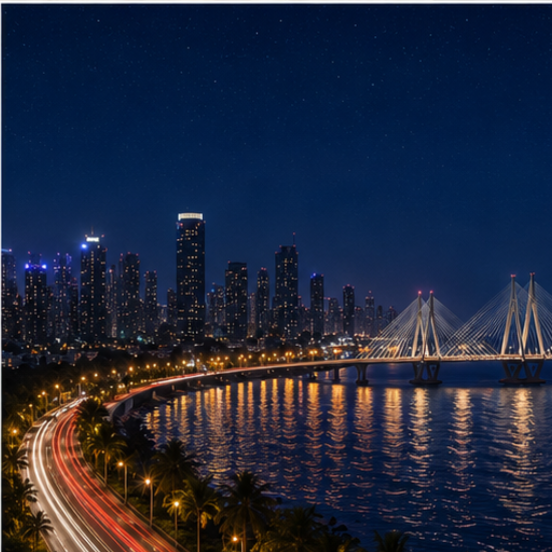 Sky deck and sea view terrace at Godrej Bandra West